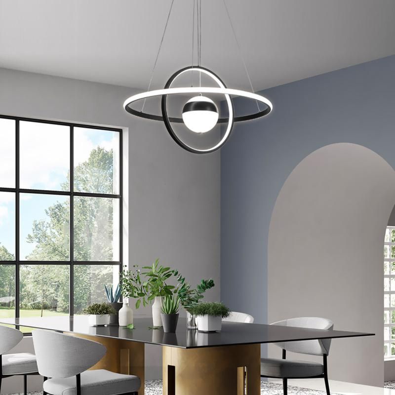 Modern Dining Room Chandelier LED Bedroom Light Room Creative Pendant Lamp