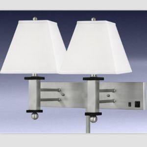 Simple Double Wall Lamp with on/off Rocker Switch