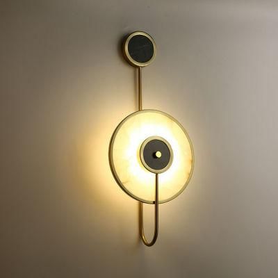 Living Room Decor Marble Wall Lamp 10W Creative Bed Side Wall Lamp (WH-OR-45)