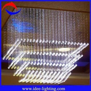 LED Fiber Optic Crystal Pendant Lamp