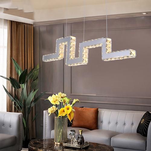 Home Lighting for Crystal Chandelier Lamp with Hanging Restaurant Decoration