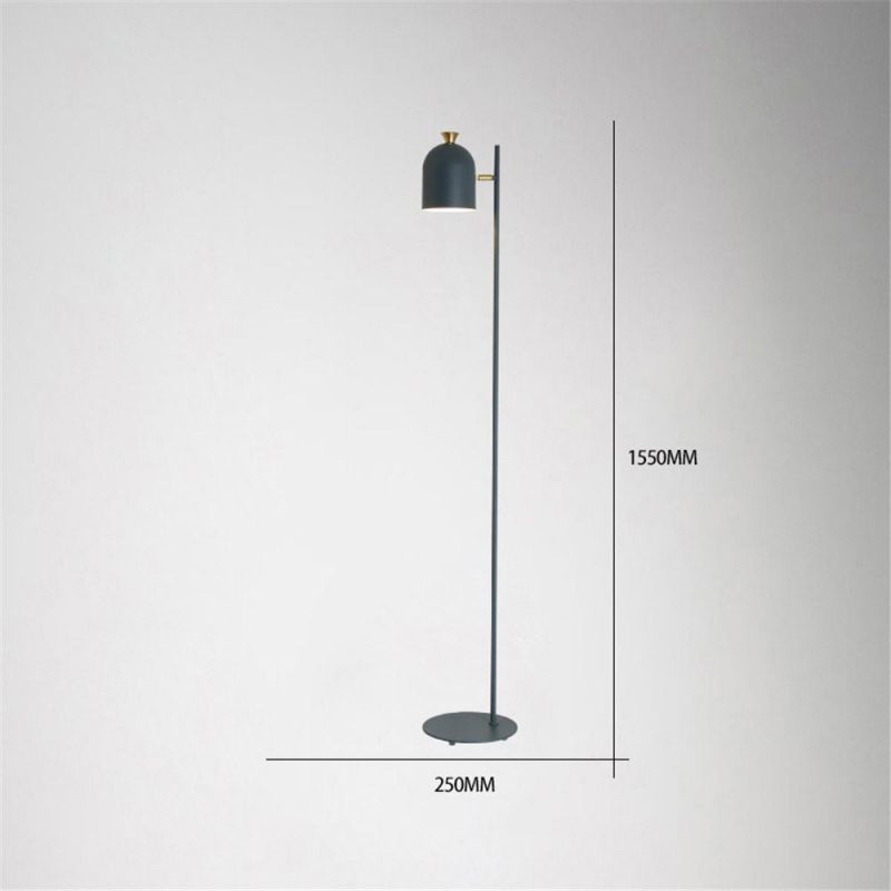 Macaroon Floor Lamps for Living Room Bedroom Study Desk Floor Light Creative Macaron Wrought Iron Vertical Standing Lamps