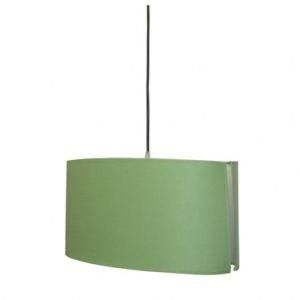 Sage Green Hardback Shade Pendant Ceiling Lamp
