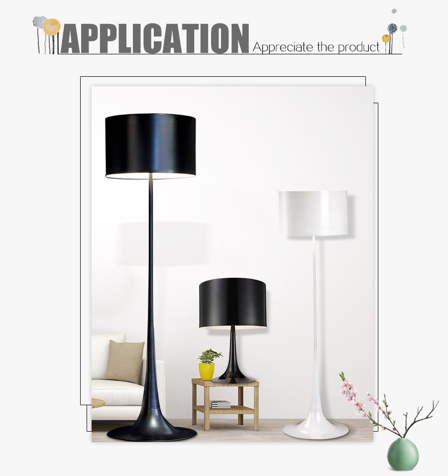 New Design Creative Contemporary Aluminum Table Floor Lamp for Reading Room