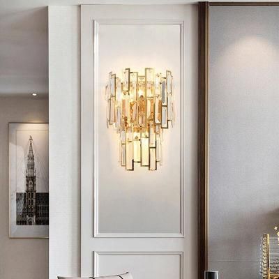 Modern Restaurant Crystal Wall Lamp Creative Art Loft Aisle Light Kitchen Bedroom Crystal Wall Light (WH-OR-153)