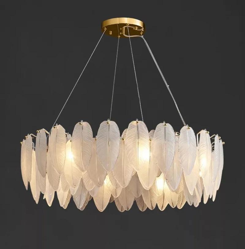 Crystal Light Indoor Lighting Modern Chandelier Lamp Luxry Pendant Lamp for Living Room Dining Room