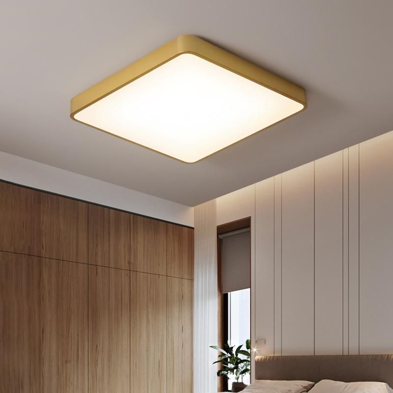 All Copper LED Ceiling Lamp Nordic Bedroom Lamp Modern Balcony Lamp