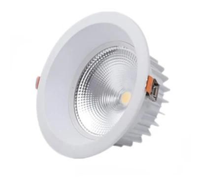 Dimmable Supermarkets Down Light COB 30W Indoor LED Downlight