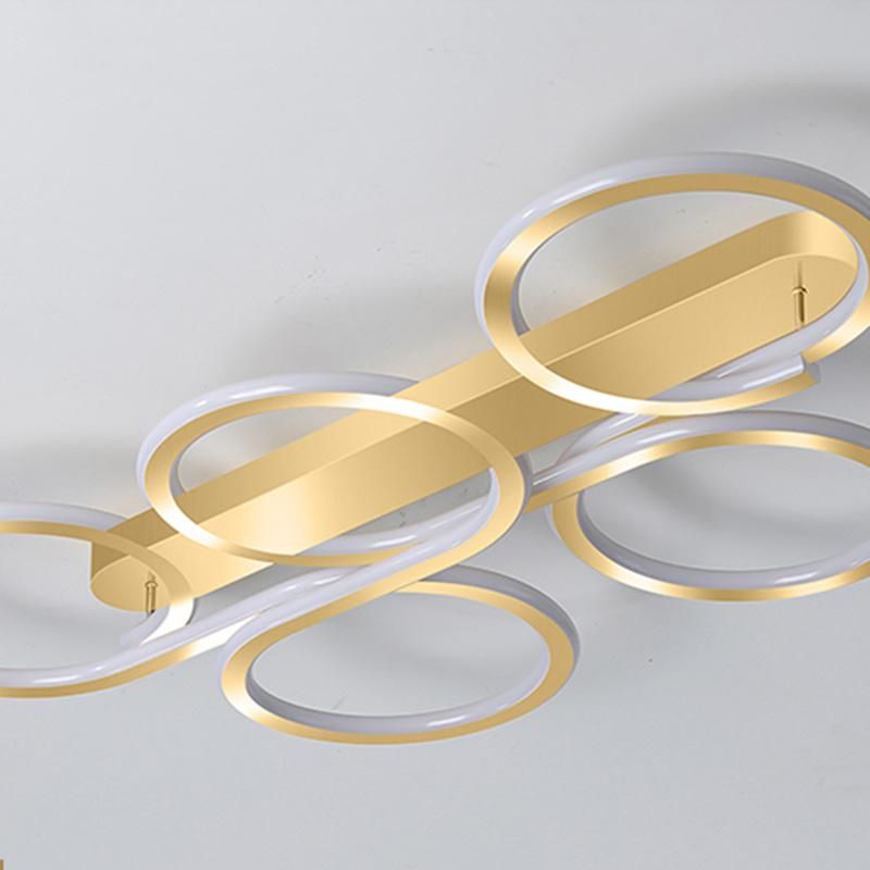 Living Room Light Simple Modern Circular Ceiling Light Creative Bedroom Lighting Lamp