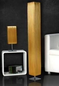 Modern Art Floor Standing Lamp with Golden Shade (C500990J)