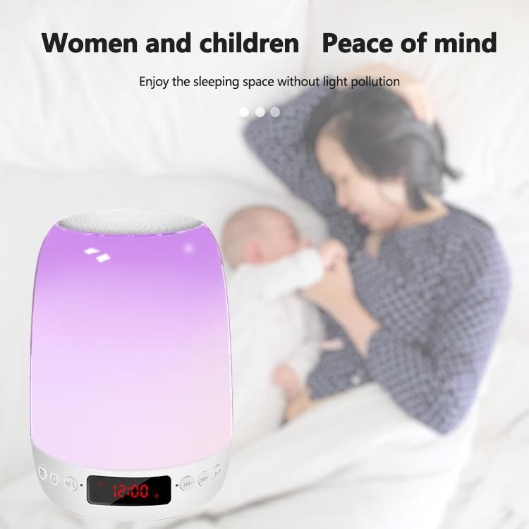 Touch Lamp Speaker Mosquito Repellent Colorful Night Light LED Display Smart Portable Wireless Bt Speaker