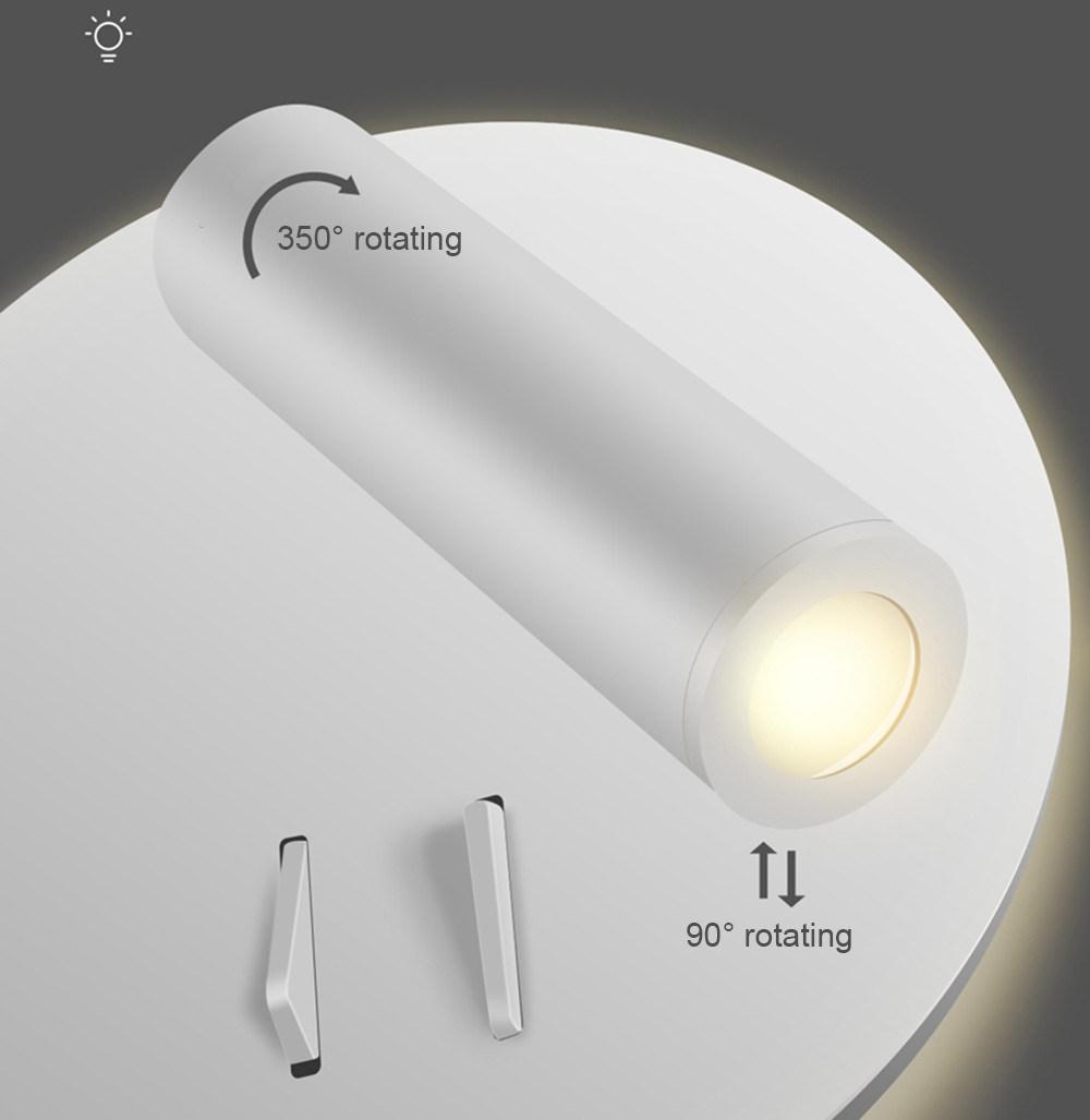 Wall Lights Indoor Wall Lamps for Bed Side Night Reading Study Room Table Desk Reading Book Light Mounted Lamp