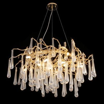2022 Wholesale Indoor Living Room Bedroom LED Hanging Pendant Light Modern Luxury Chandeliers Crystal Light