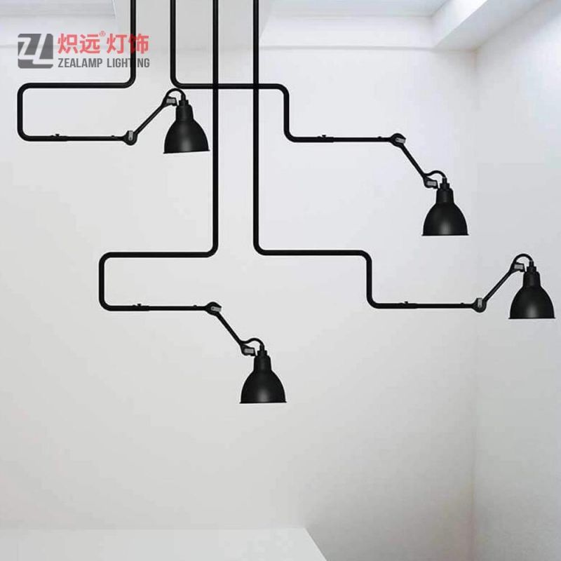 Restaurant Home Modern Style Steel Black Finish Pendant Light