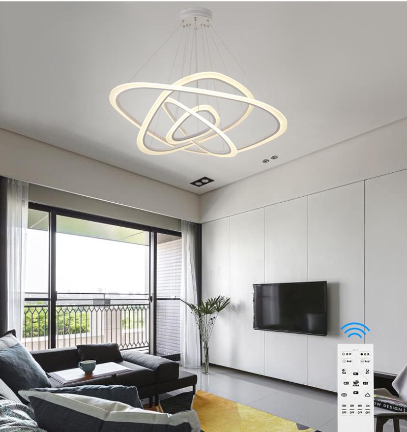 Modern Simple LED Bedroom Living Room Pendant Lighting