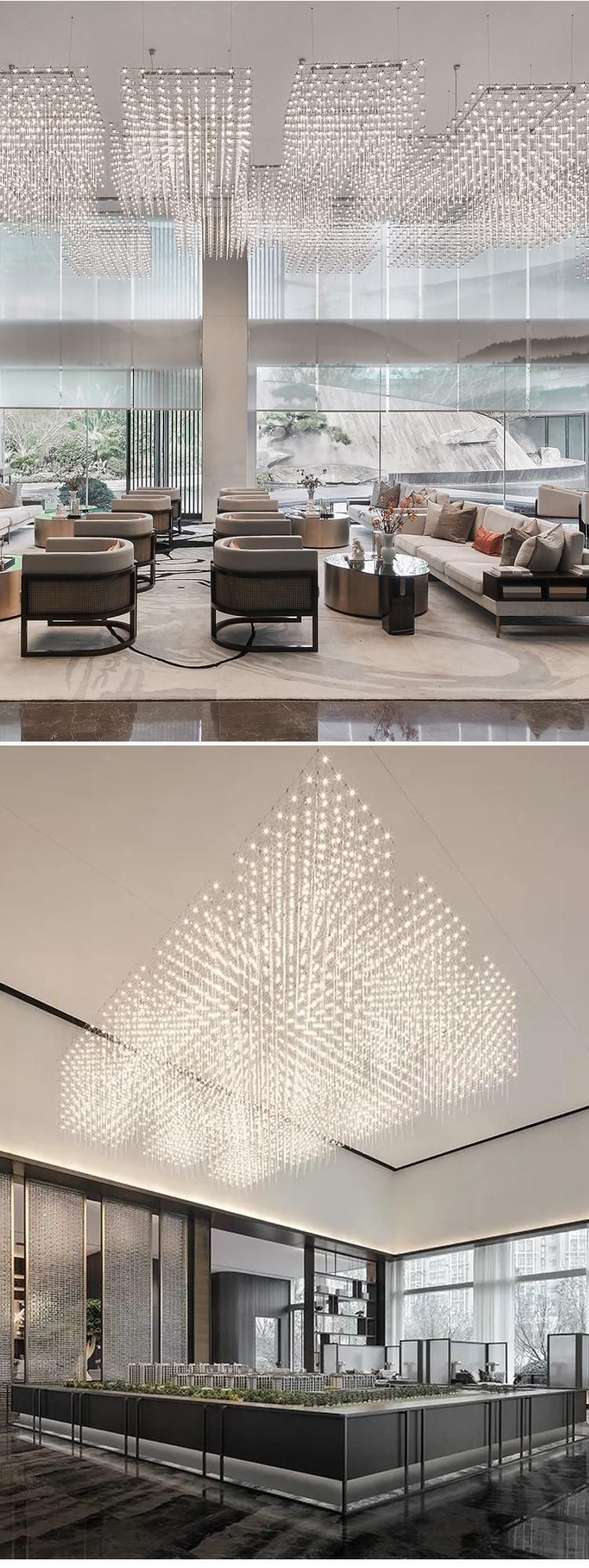 New Product Large Custom Modern Stainless Steel Pendant Light