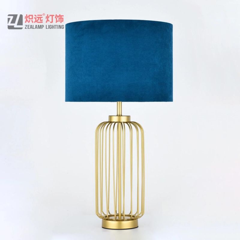 Art Decor Dining Iron Hotel Bedside Living Room Table Lamp