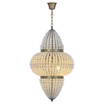 9W/40W Hanging Iron Pendant Beads Lantern Light E14*3 Acrylic Chandelier Beaded Moroccan Lamp