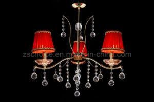 Home Decoration Red Crystal Lamp Chandelier (8854-3)