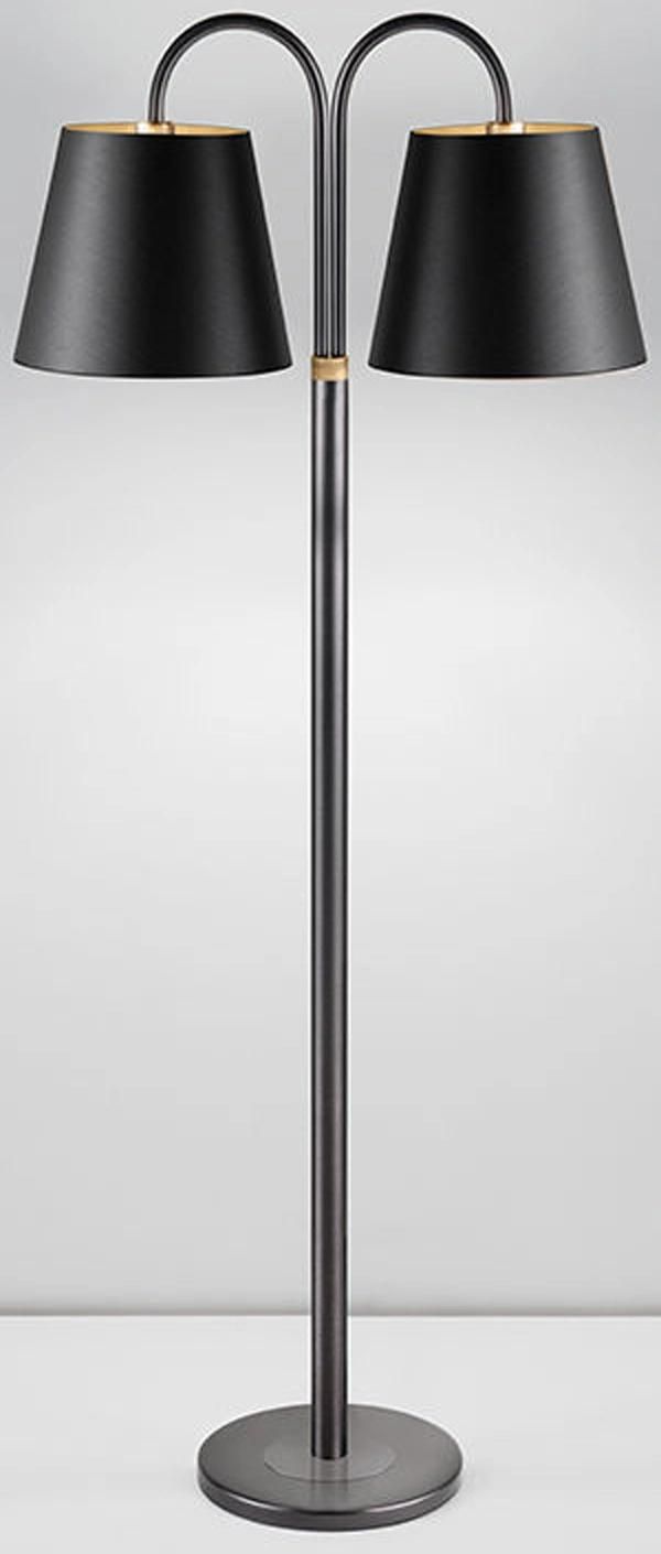 Modern Polished Chrome Standing Floor Light