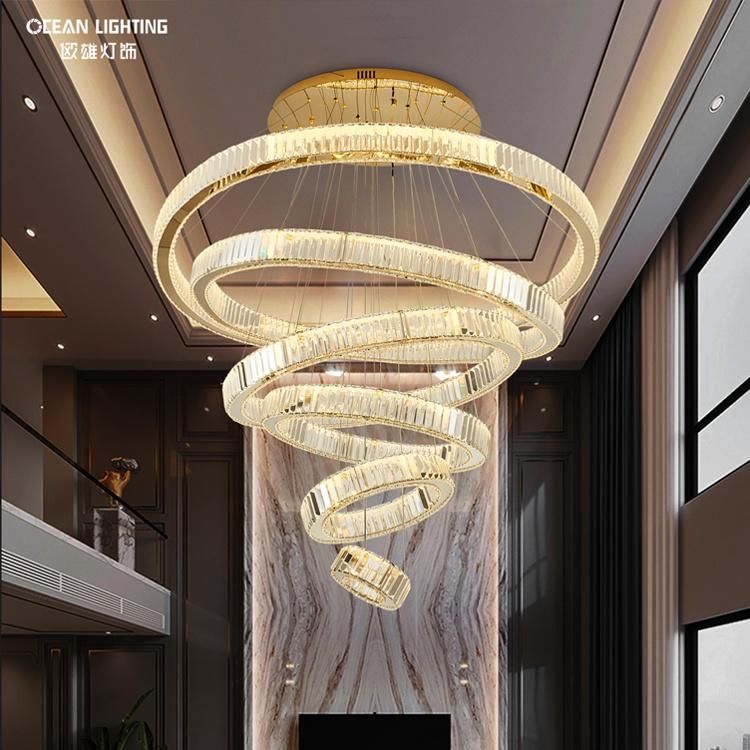 2022 New LED Ring Chandelier for Sitting Room Omd5051/40 Dia40cm