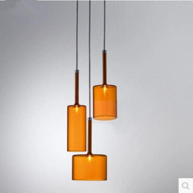 Modern LED Pendant Light Glass Home Decor Lighting Living Room Bedroom Glass Lights (WH-GP-52)