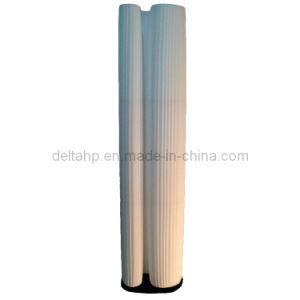 Floor Standing Lamp with Matt Wooden Base (C5008269)