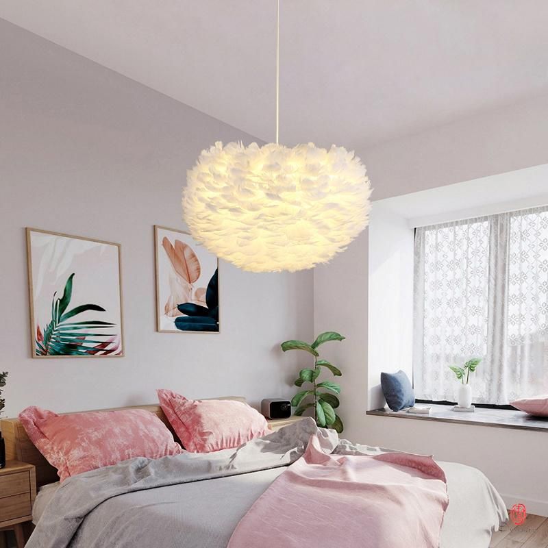 Europe Style Ball Pendant Lamp Designer Arne Contemporary Cloud Shaped Feather Pendant Light (WH-AP-308)
