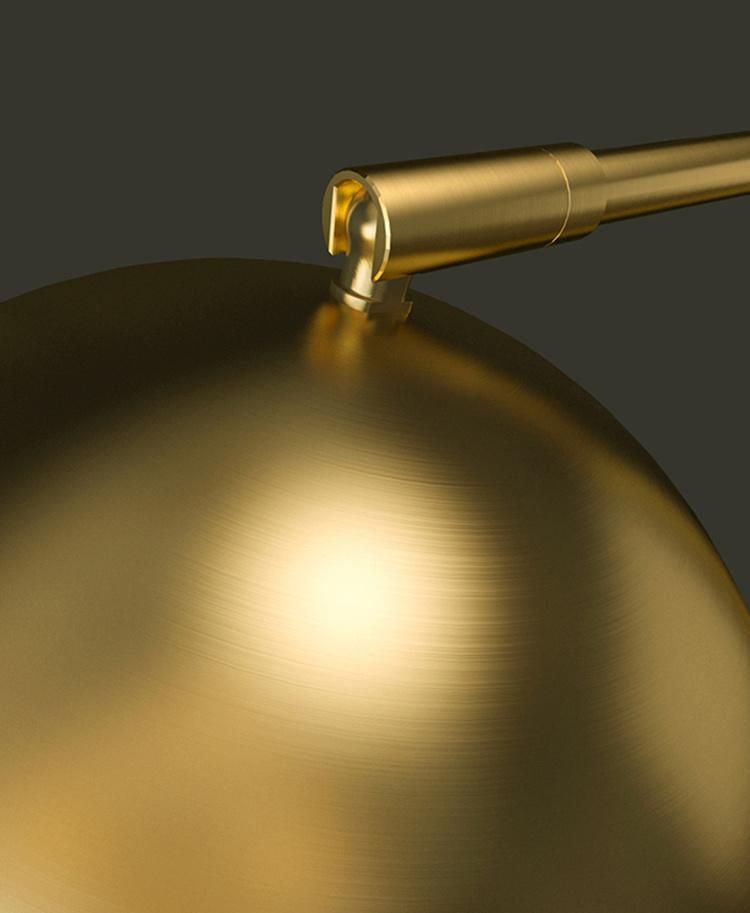 Gold Floor Lamp Modern E27 Standing Lamp Corner Light Reading Light Plated Brass LED Stand Lamp (WH-MFL-65)