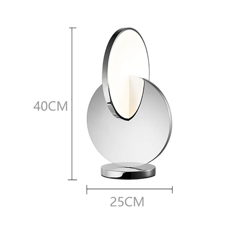 Disc Shade Creative Design Table Lamp Reading Light Nightstand Lamp