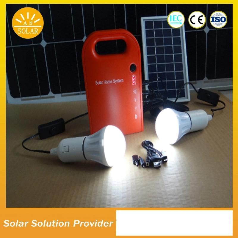 Popular 3W-4.5ah Home or Outdoor Using Portable Solar Lighting System
