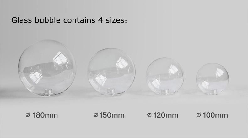 Cluster White Bulb Clear Globe Glass Round Ball Pendant Light Bubble Chandelier