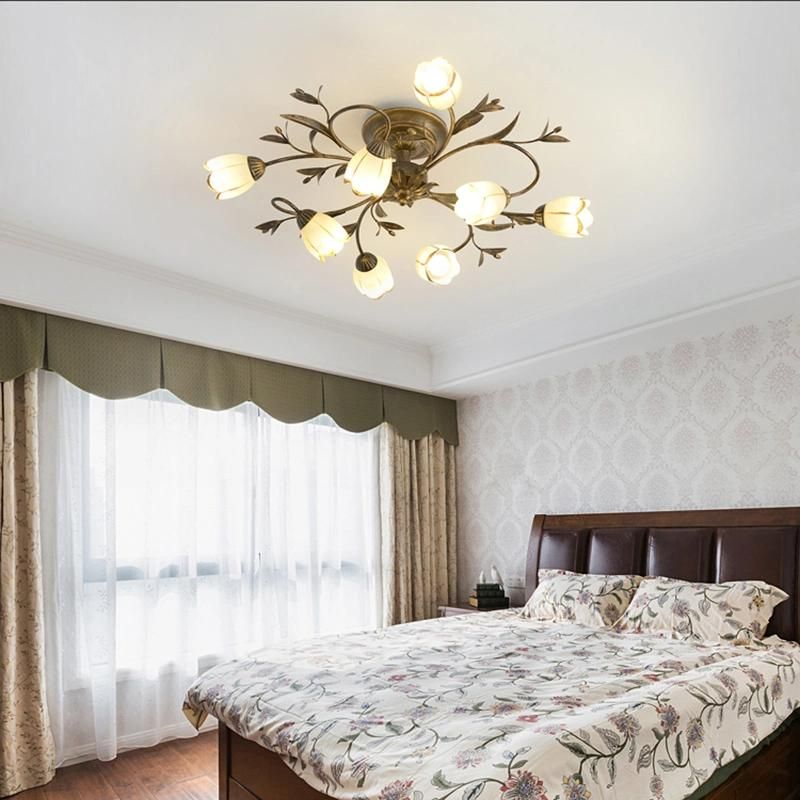 American Ceiling Light Nordic Iron Art Guest Restaurant Light Ceiling Light