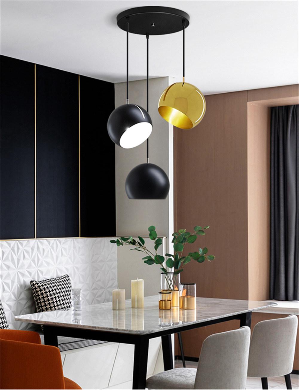 Modern Pendant Lights Creative Iron Hanglamp for Living Room Bedroom Dining Room Bar Decor Loft E27 Luminaire