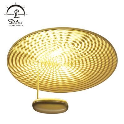 Modern Decorative Round Creative Gold LED Ceiling Lamp