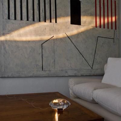 Creative Crystal Stone Table Lamp Hotel Lobby Restaurant Lamp Light