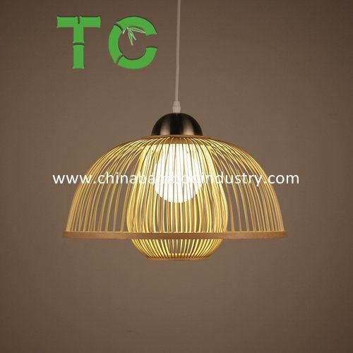 Wholesale Handmade Bamboo Woven Chandeliers Bamboo Pendant Ceiling Lamp