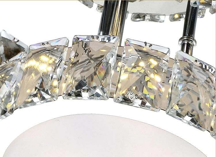 New Style Living Room Indoor LED Ceiling Crystal Light Chandelier Lighting India