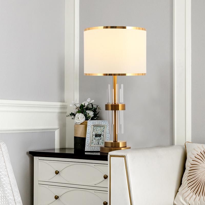 Postmodern Simple Light Luxury Crystal Glass Nordic Creative American Table Lighting Living Room LED Desk Lamp 2021 Postmodern Luxury Lamp Small Table Lamp