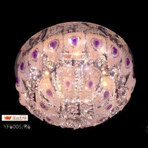 2015 New Modle Glass Crystal Ceiling Lamp with MP3 (YF6005/R6)
