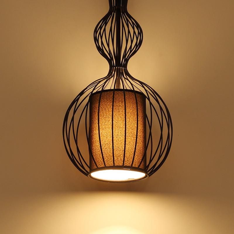 Loft Birds Cage Pendant Lamp for Kitchen Bedroom Dining Room Lighting Fixtures (WH-VP-50)