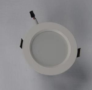 LED Aluminum Down Lamp Straight-Side Sprayed as White 3000k\6500k (knife-type radiator)