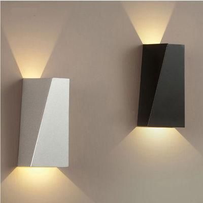 Modern Black Wall Light Rainproof Waterproof LED Outdoor Wall Lights Industrial White Wall Light