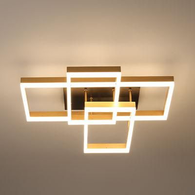 Modern Design Golden Color Living Room LED Ceiling Lamp Bedroom Light