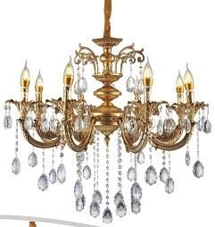 68830 Crystal Candle Chandelier Lamp (Zinc alloy)