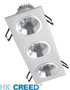 HK Creed High Power LED Ceiling Down Light 1*1W*3