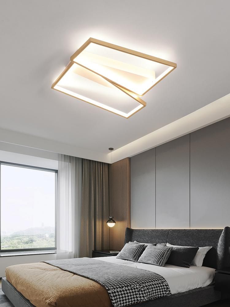 LED Three Color Remote Control Modern Ceiling Light for Bsdroom Corridors and Aisles