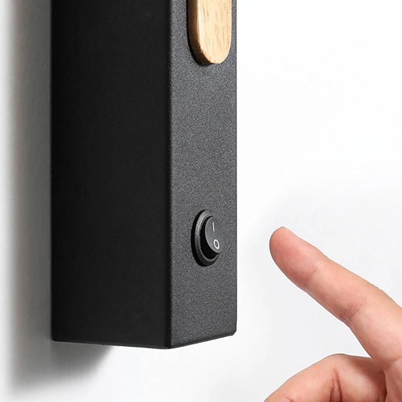 Black White Design Touch Switch Wall Lamp Bedroom Lamp Bedside Lighting
