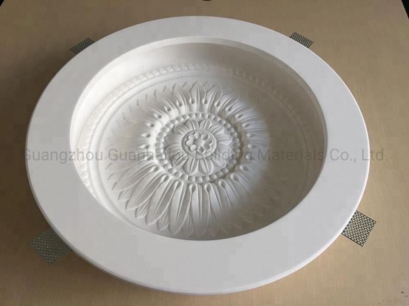 High Quality Indoor Decoration Round Gypsum Ceiling Light LED Bedroom Hotel