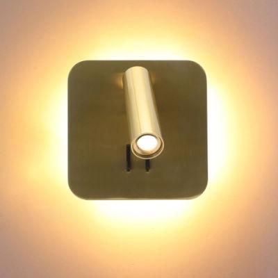 LED Wandlamp Wall Lamp Aluminum Backlit Hotel Lighting Head Adjustable Bedside Reading Lamps 100-240V